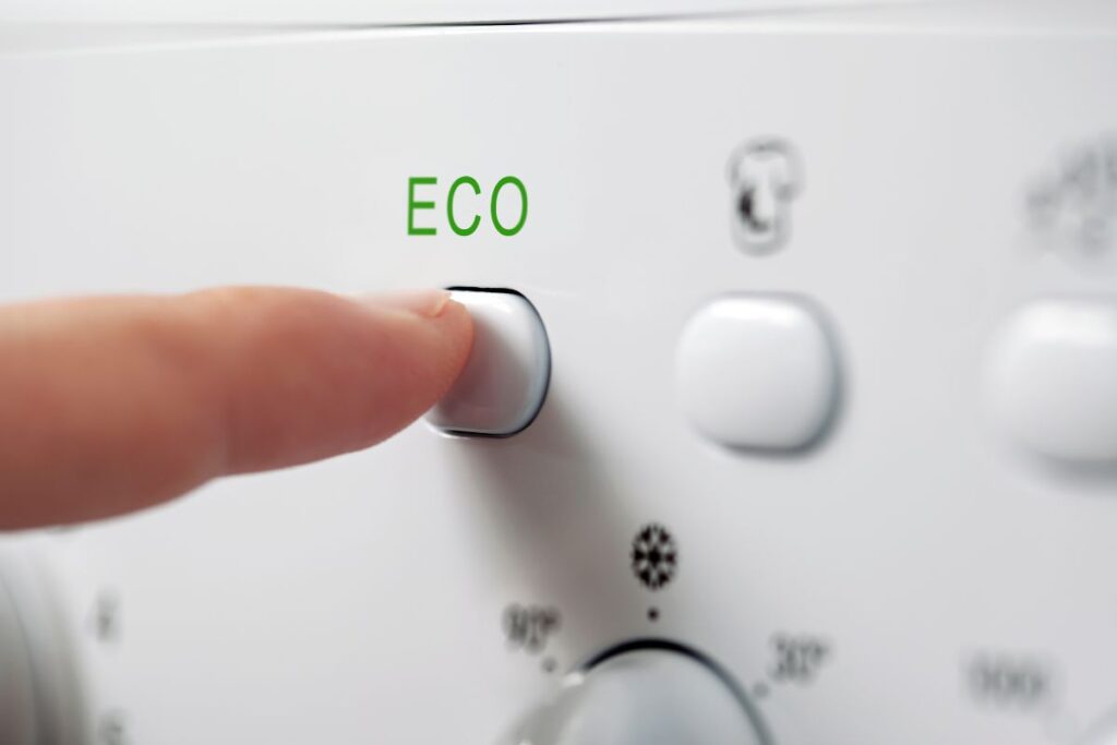 Washing machine eco mode