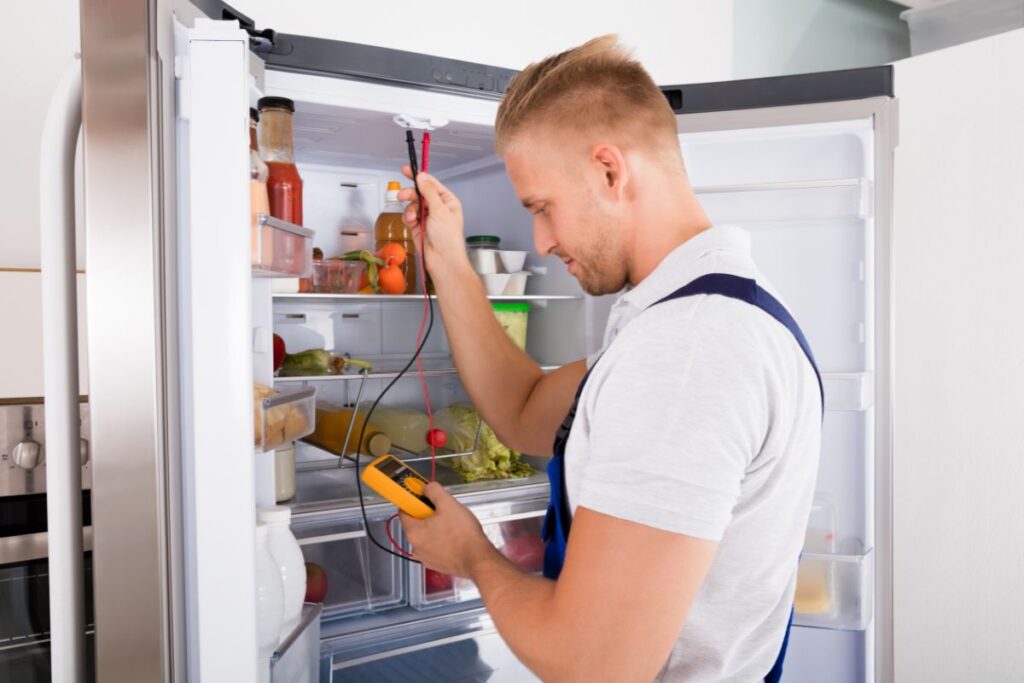 refrigerator multimeter test