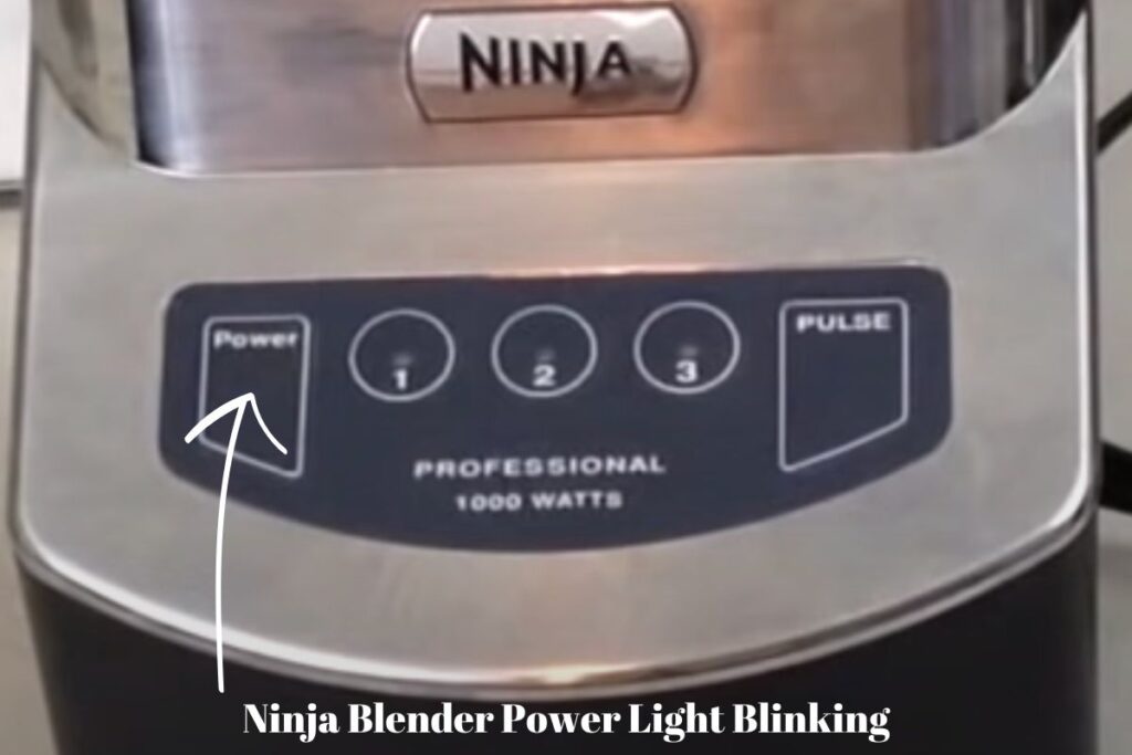 Ninja Blender Power Light Blinking