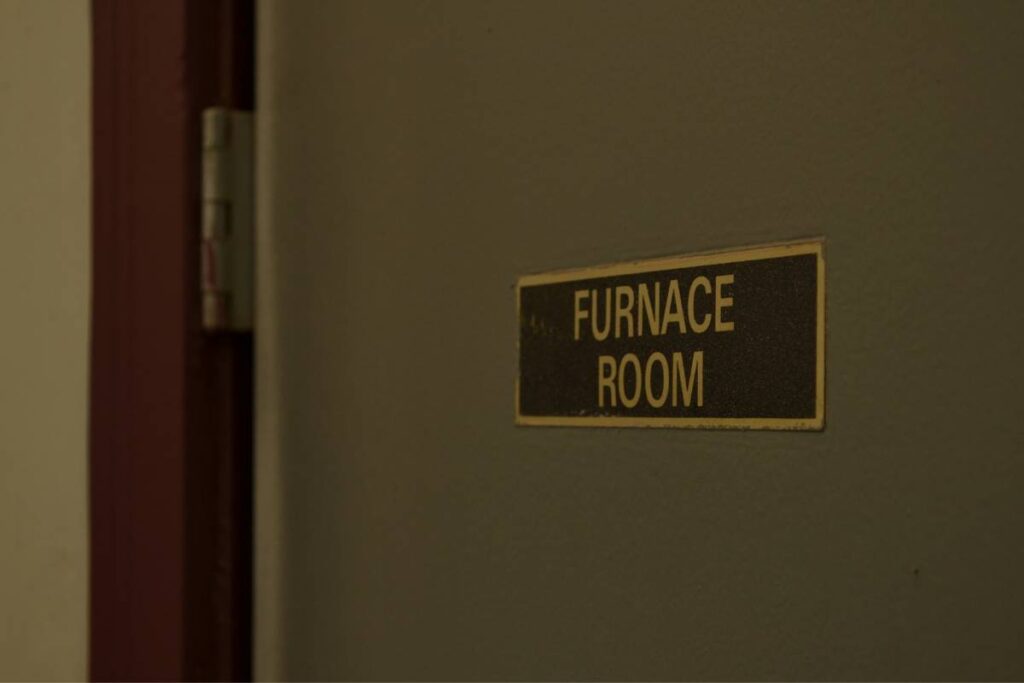 furnace room door